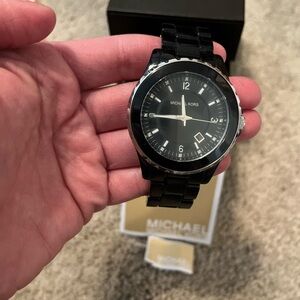 Michael Kors black watch